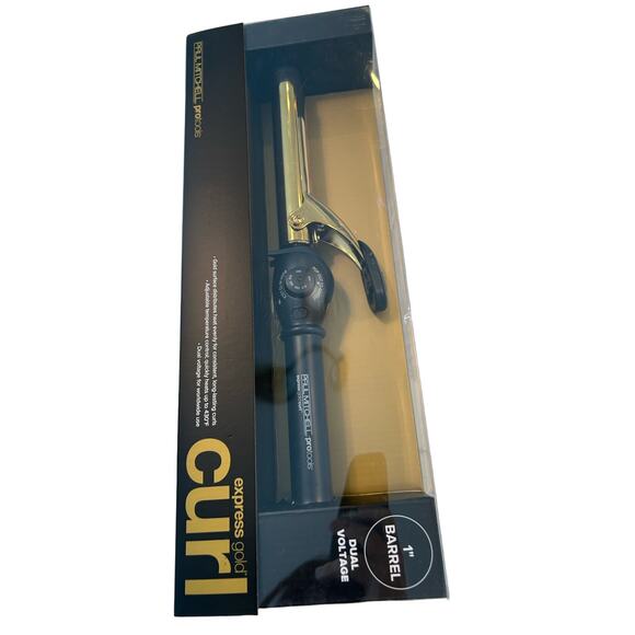 PAUL MITCHELL Pro Tools Express Gold Curl Titanium Curling Iron, Fast-Heating - Picture 6 of 8